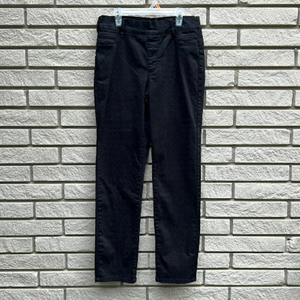 2016 Denim by Parasuco Pull-on Black Cotton Blend Pants Sz 12